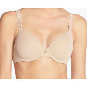 Natori T-shirt bra 732080 Pure Luxe underwire tan size 32G